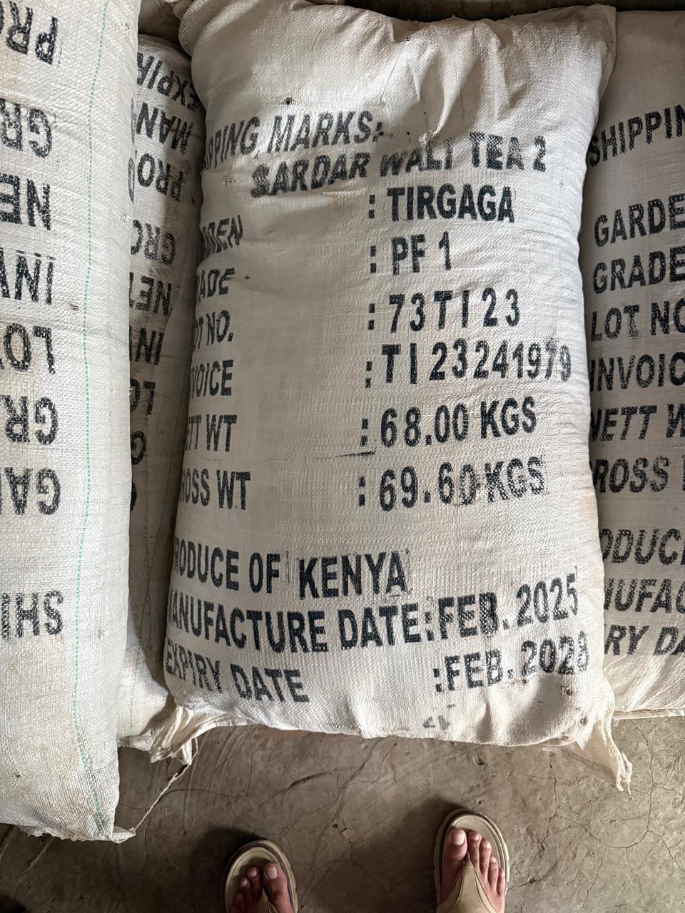 Kenya tea sacks